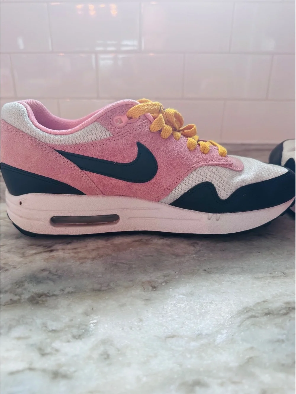 Nike pink suede